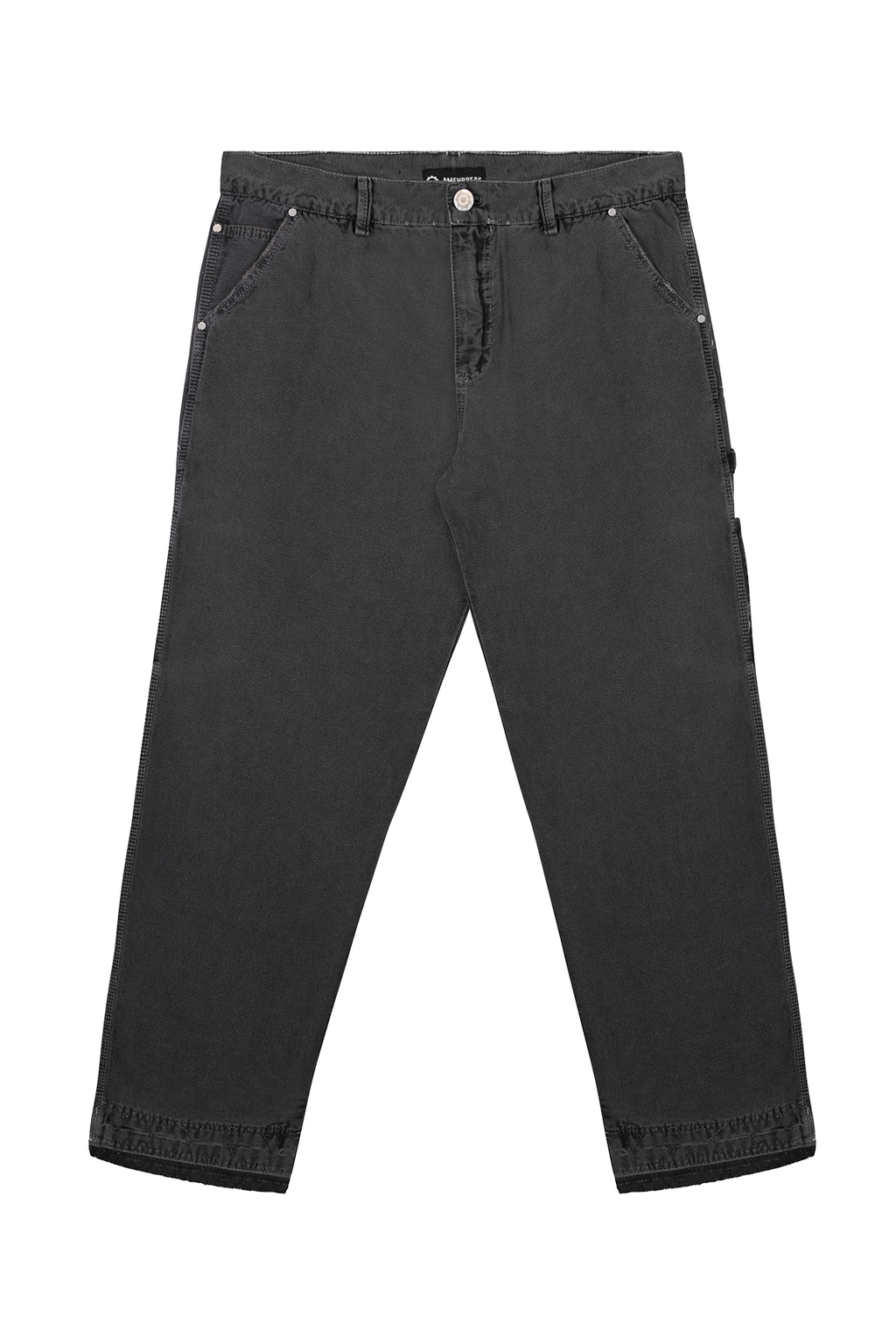 Calça Carpenter em Preto Desbotado