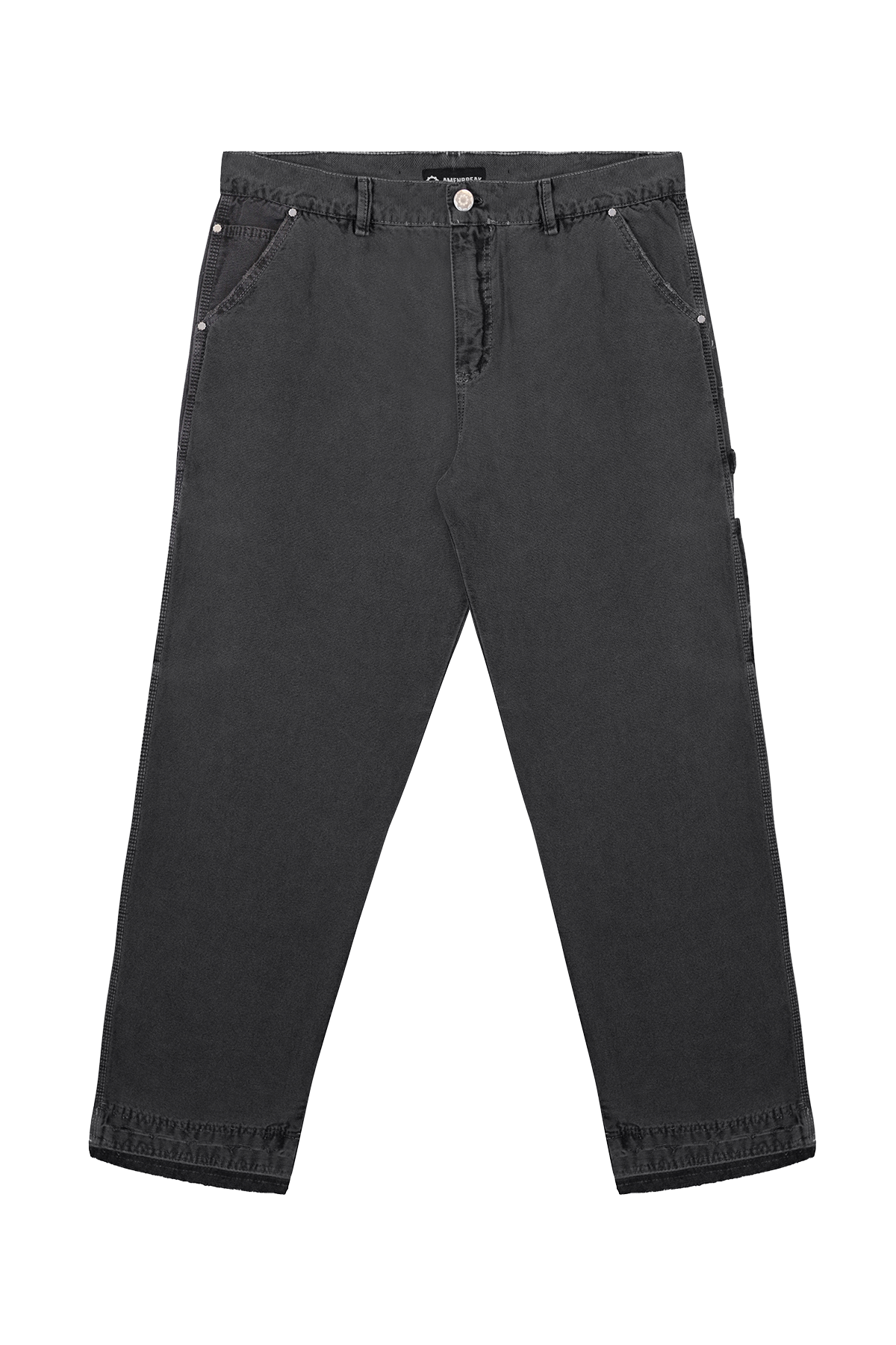 Calça Carpenter em Preto Desbotado