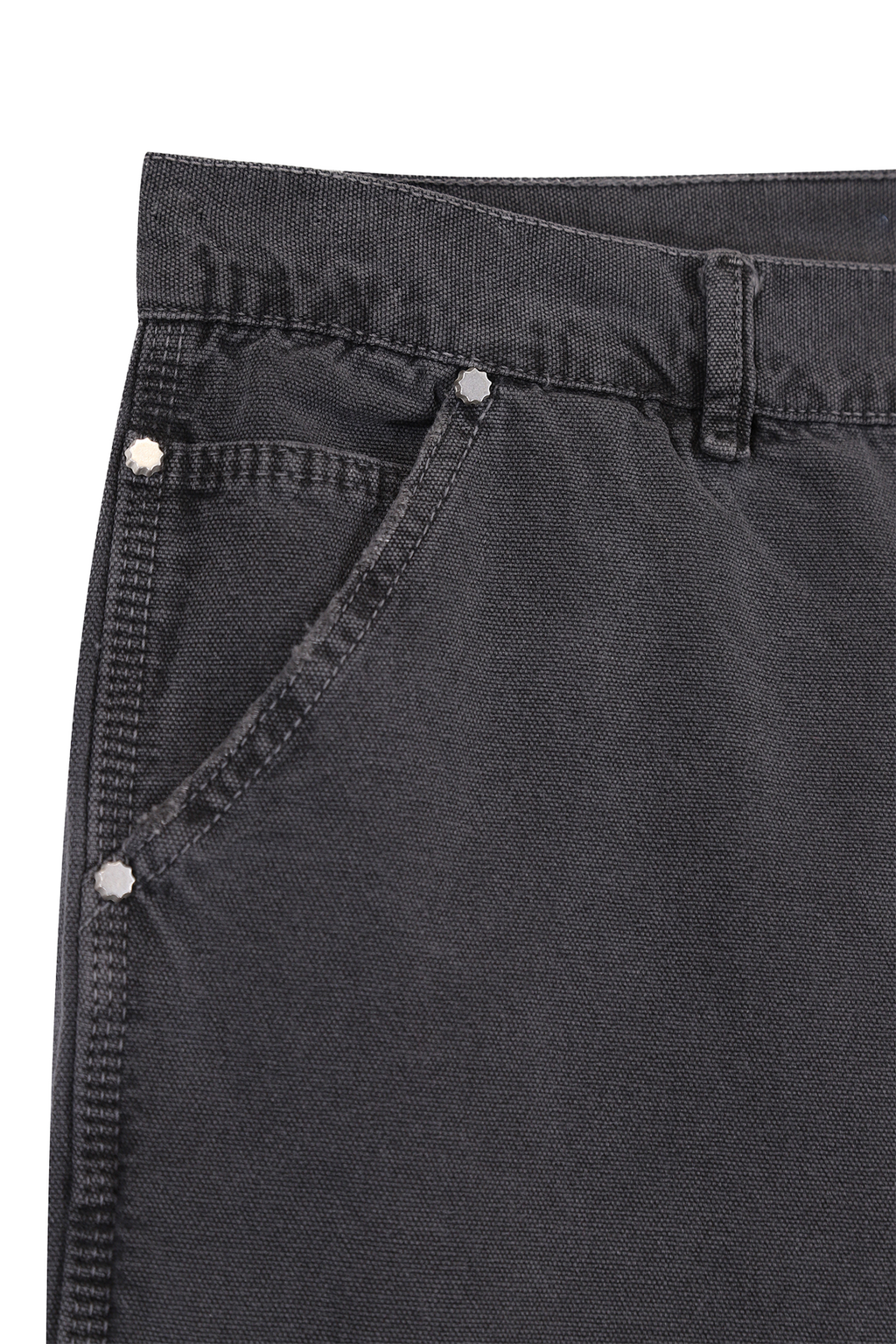 Calça Carpenter em Preto Desbotado