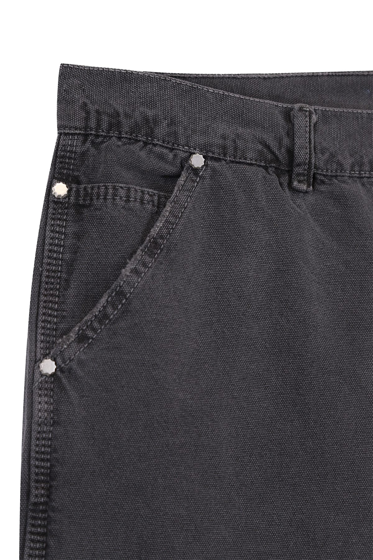 Calça Carpenter em Preto Desbotado