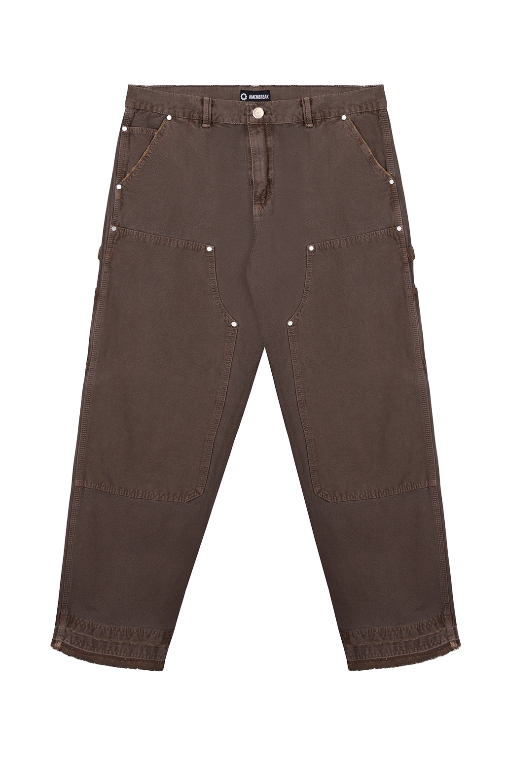 Calça Double-Knee em Mocha