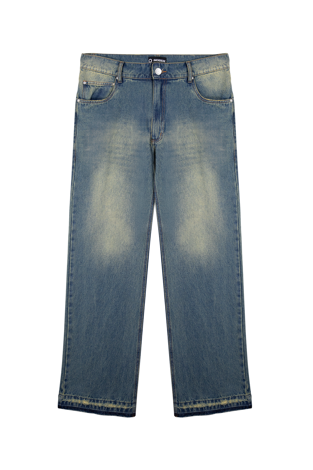 Calça Jeans 5-Pocket em Dirt Wash