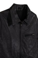 Jaqueta Workwear em Couro Lambskin