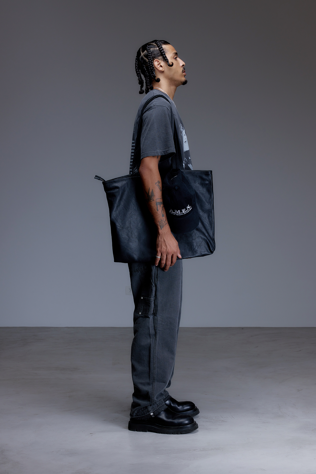 Tote Bag em Couro Lambskin