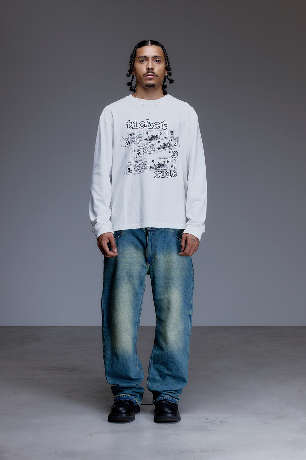 Calça Jeans 5-Pocket em Dirt Wash