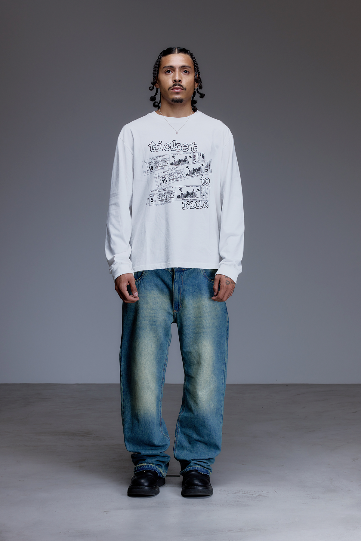 Calça Jeans 5-Pocket em Dirt Wash